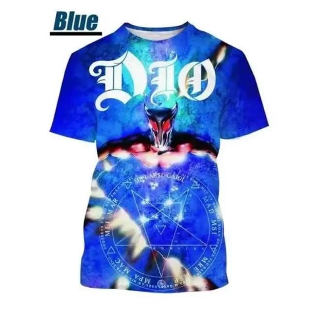 Tricou de Bărbați cu Imprimare Digitală 3D Nou Popular Trupa Rock Heavy Metal Tricou Street Hip-hop