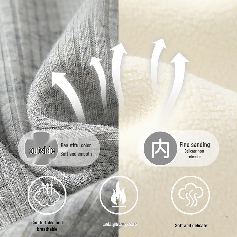 2025 Autumn/Winter Toddler Girls' Fleece-Lined Leggings 0-3 Years