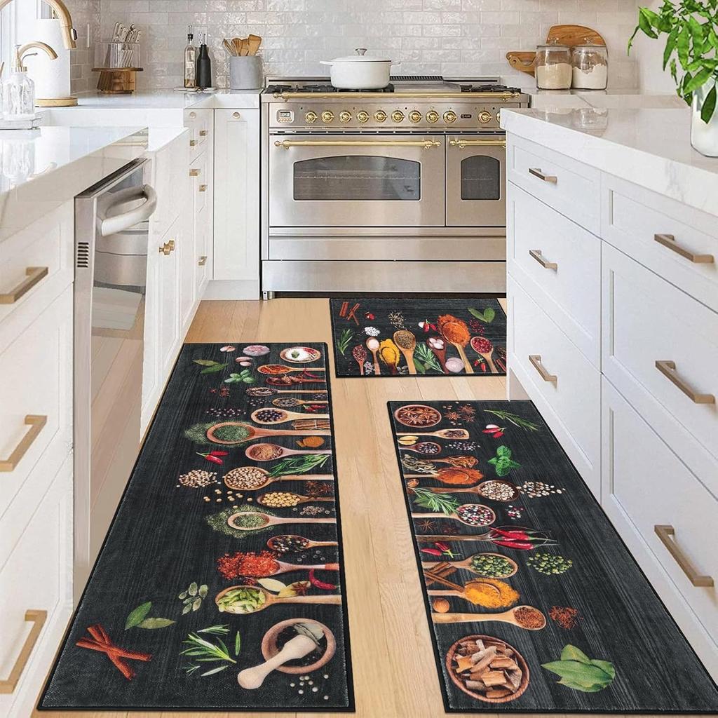 Kitchen Floor Mat  Non-slip Area Rug Home Decoration Wear-resistant Carpet Room Decor Foot Mats Alfombra De Cocina