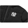 New Era FW25 MLB New York Yankees Warm Hooded Leather Patch Logo Embroidered Windproof Woven Down Jacket Unisex jackets 14731565
