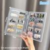 Nail Tips Display Book Nail Art Showing Shelf Box For 20/32/45 Set Press On Nails Gel Polish Tips Storage Board
