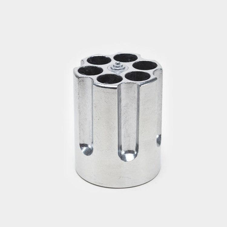 Soccer Pen Holder Creative Gun Cylinder Shaped Multifunctional Metal Storage Box Portable Pencil Stand Painting Brush Pen Hole