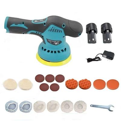 Cordless Car Dual Battery Batteries Easy Eccentric Constant 125mm Disc Mirror Car Scratch Suitable for and Home Includes Abundant Accessories and