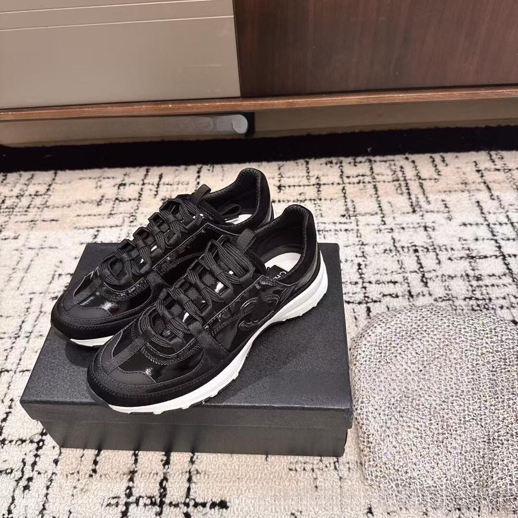 Xiaoxiang P's new leather casual sports shoes board shoes lace-up baseball shoes women's shoes