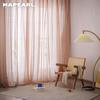 1PC NAPEARL Modern Elegant Sheer Curtain Pleated Fabric Upgrade Window Tulle Curtain for Living Room Bedroom Home Decor