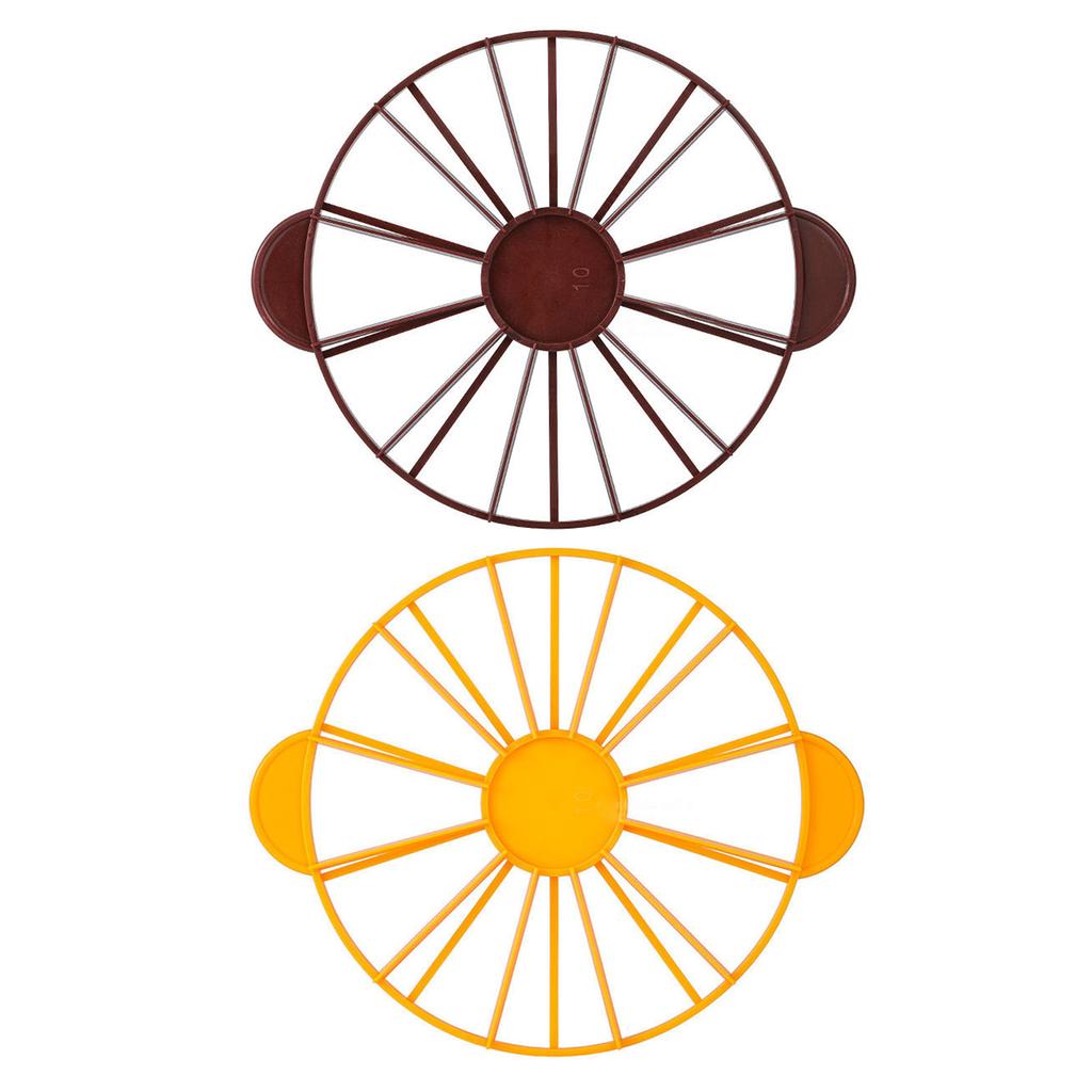 Cake Portion Marker Food Grade Round 10/12 Piece Cake Slice Marker Equal Portion Cutter Bread Cake Divider Baking Tool