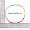Nidin High Quality Rainbow Shiny Crystal Zircon Chain Necklace 7 Colors For Women Female Fashion Versatile Jewelry Accessories