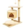 Compact Cat Tree with Condo & Scratching Post