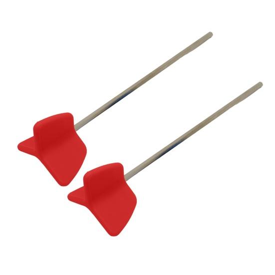 1/2Pcs Easy-Clean Silicone Drill Mixer Paddle, Non-Stick Mixing Attachment for Paint, Epoxy, Cement, Grout & Resin, Multi-Material Drill Mixing Tool