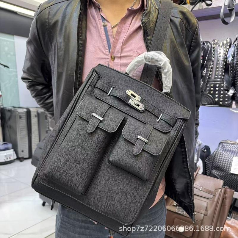 Απλή υφή δέρματος, για τη δουλειά, την καθημερινή μετακίνηση, φορητή, χιαστί ανδρικές και γυναικείες τσάντες στήθους, μοντέρνο σακίδιο, σχολική τσάντα, στυλ