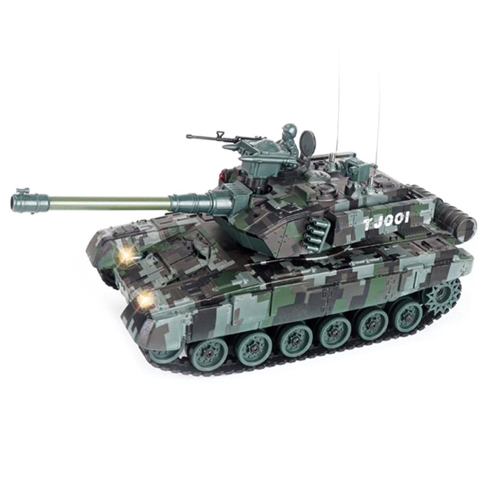 

10-Channel Heavy Duty RC Tracked Tank Children Ball Shooting Toy with Remote Control 226-1