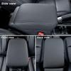 Center Console Armrest Cover Compatible With Jeep Wrangler JL/JLU 2018-2024 2025 And Jeep Gladiator JT Truck     2024 2025, Accessories PU Leather