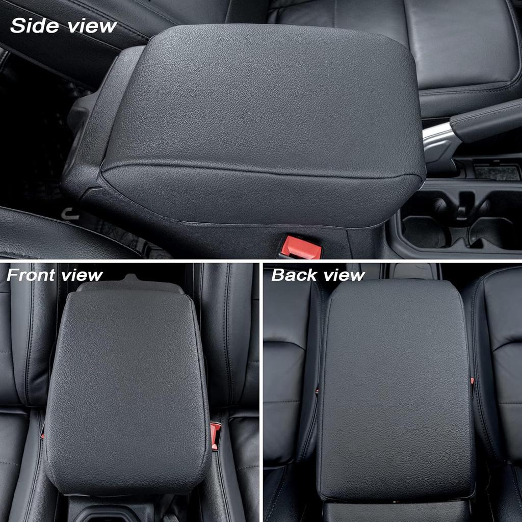 Center Console Armrest Cover Compatible With Jeep Wrangler JL/JLU 2018-2024 2025 And Jeep Gladiator JT Truck 2024 2025, Accessories PU Leather