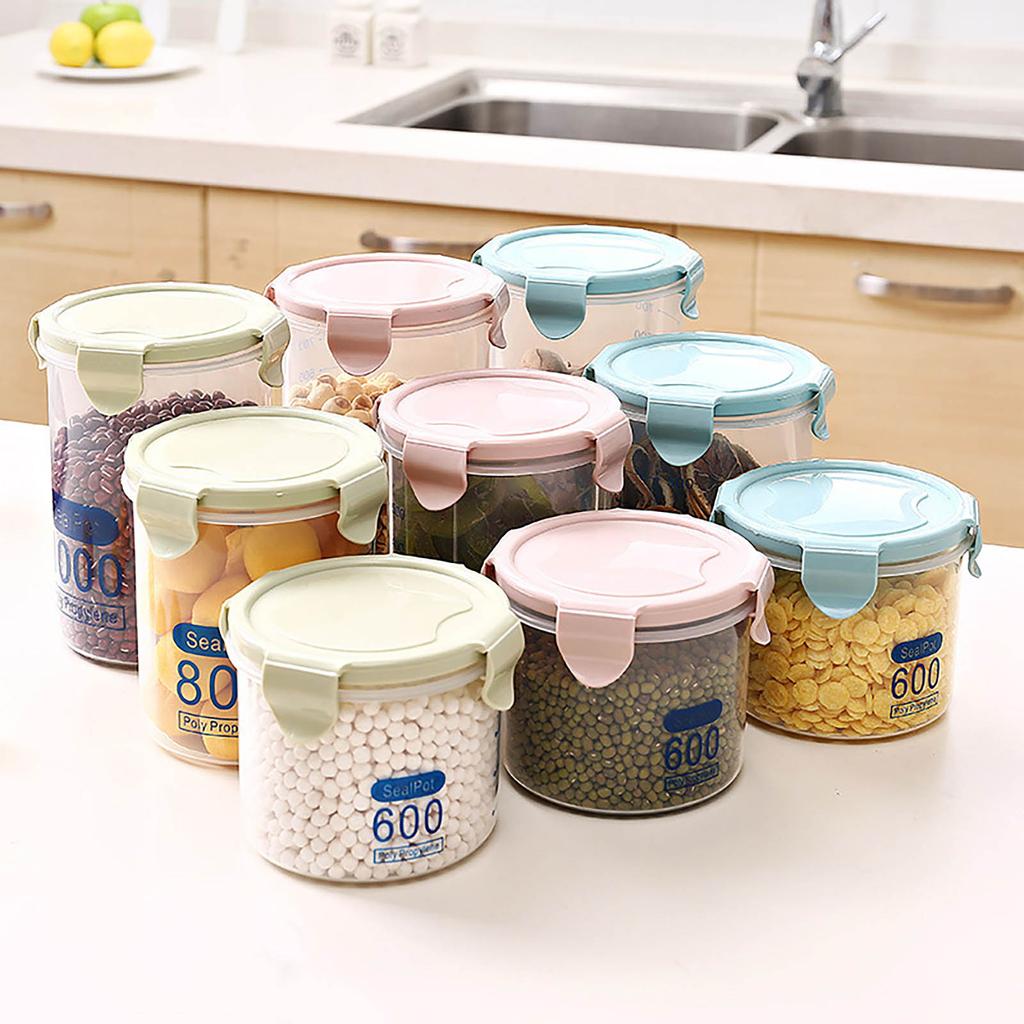 Food Storage Containers, Kitchen Storage Box Sealing Food Preservation Plastic Fresh Pot Container For Kitchen