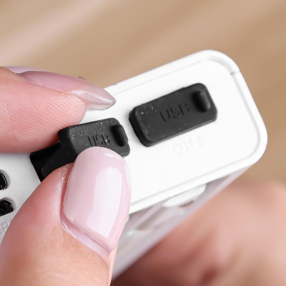10-60 Stück Silikon-Staubstopfen für USB-A Ladeanschlusskappe Buchse Universal Staubdichte Anschluss-Schutzhüllen für PC Notebook Laptop