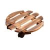 1PC Wooden Heavy-Duty Planter Tray Base Movable Square/Round for Indoor/Outdoor Dolly Rollers Cart Plant Rolling Cart