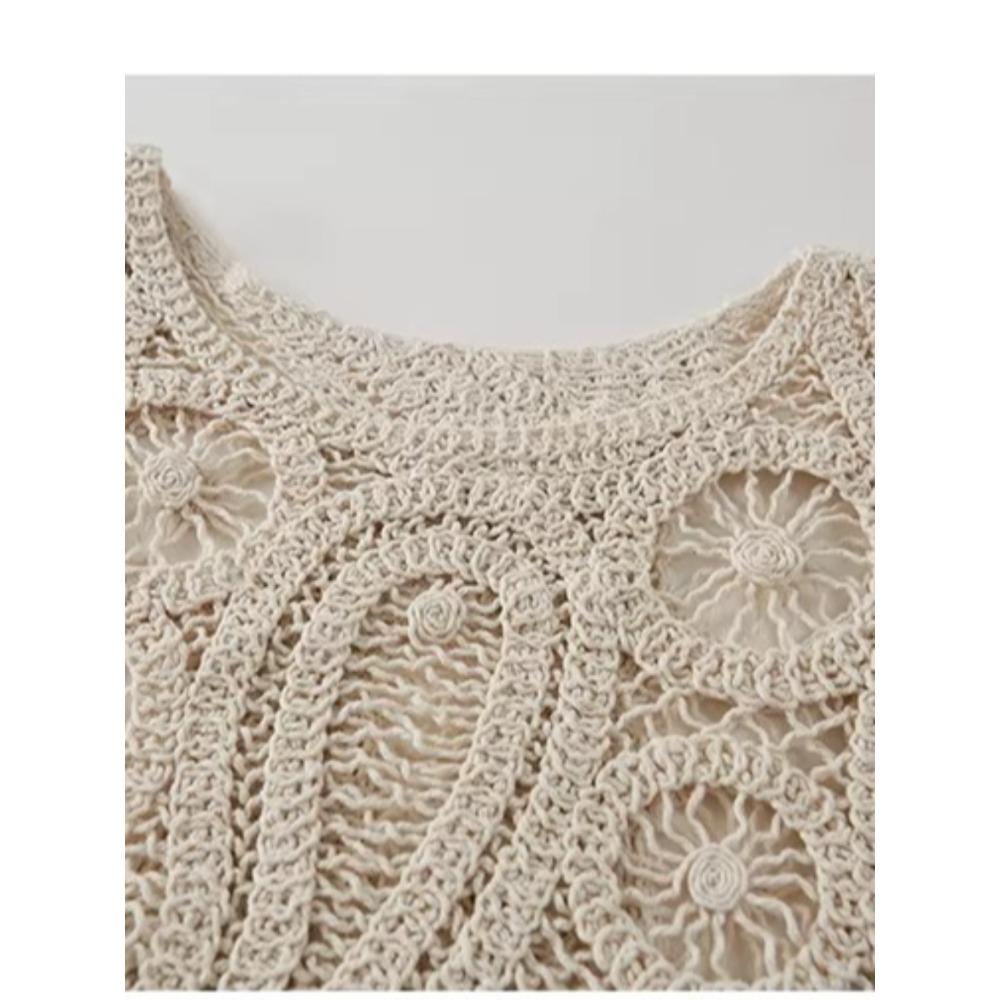 DIMANAF 2026 New Summer Women Vest T-Shirt Sleeveless Basic Fashion Tops Lace Tees Casual Loose Green Tees 255