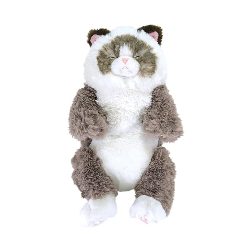Sun Lemon Lap Cat Good Night Ragdoll GYBR 22×14×47cm Stuffed Toy Animal Cute Cat Cat Greige P-1263