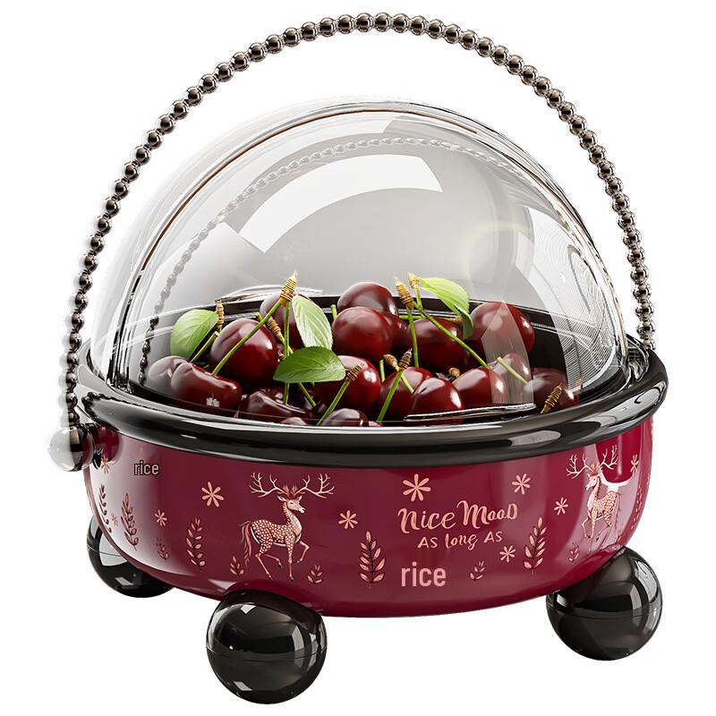 Chang Baosen Covered Portable Fruit & Candy Tray