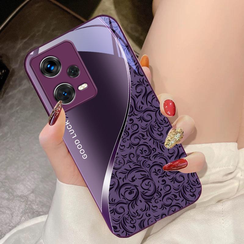 Vzor Gradient Černý Pro Xiaomi 14 Ultra 13 Lite Redmi Note 13 11 Pro 12 Plus Poco X6 3 Pro F4 6 GT Tvrzené Sklo Pouzdro na Telefon