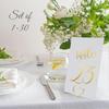 UrbanMingle 30 Pieces Table Numbers For Wedding Reception With Pcs Number Holder