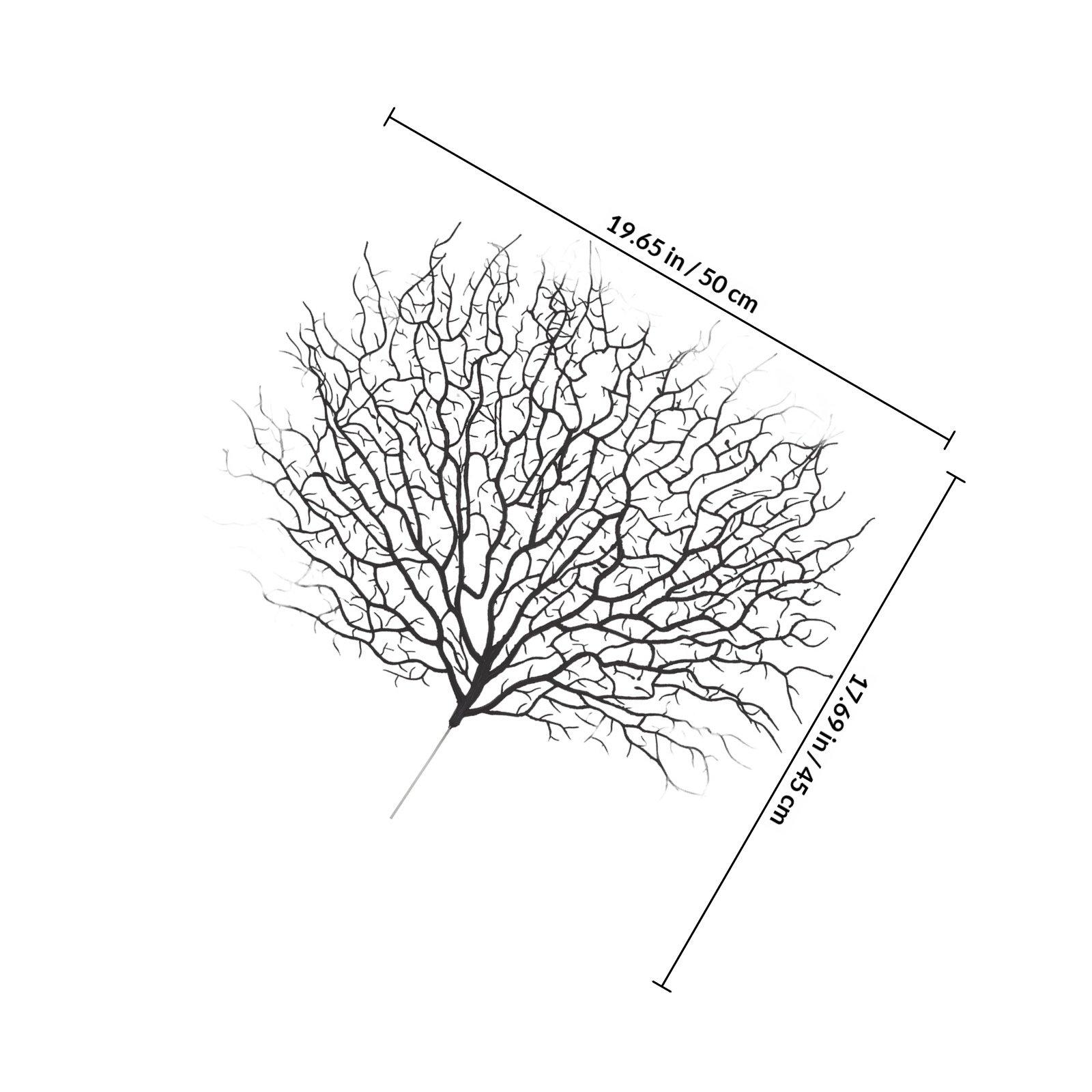

2Pcs Artificial Coral Branches Versatile Decorative Tree Branches for DIY Floral Design Bar Home Decor Fake Branch Accessory
