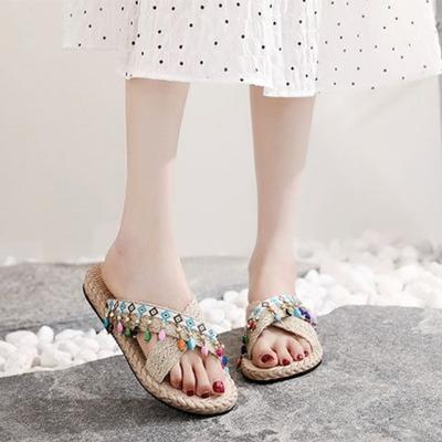 Flat Shoes Vacation Outside Slides On Offer New Fashion Korea Style Unique Eva 39 Easy Wears Women's Slippers and Ladies Sandals