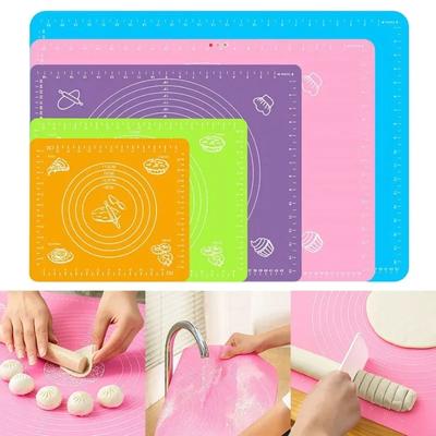Siliconen Mat Keuken Kneden Deeg Bakmat Deegkussens Antislip Bakroller Oppervlak en Oppervlaktekussens Gereedschap Blad Accessoires