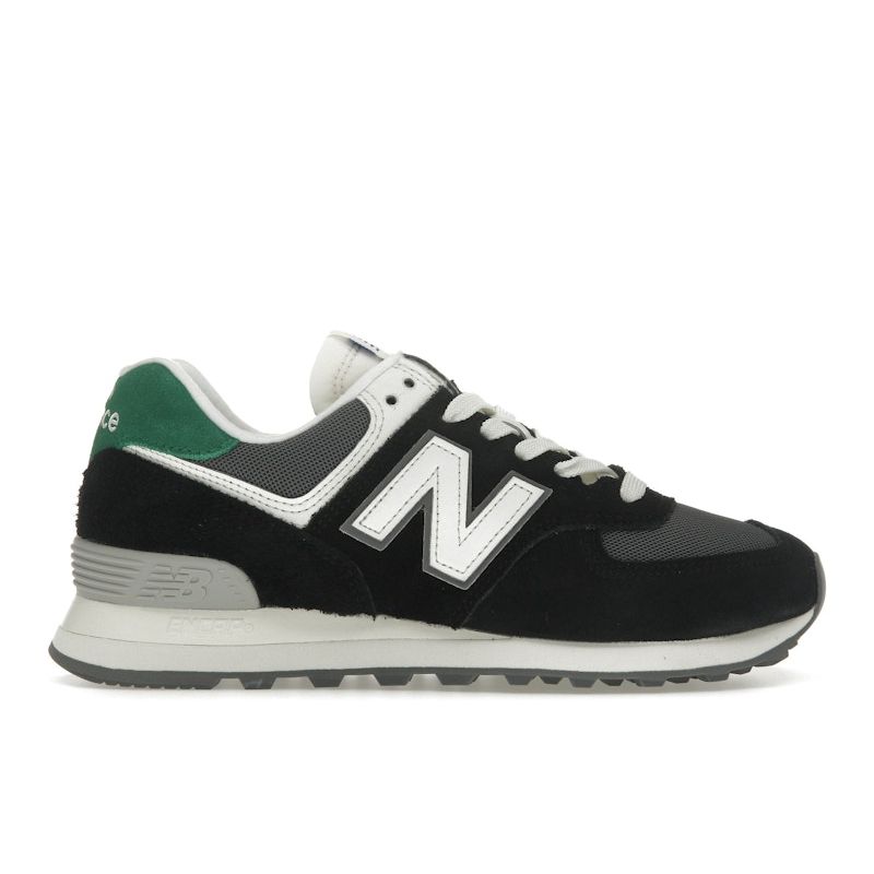 New Balance 574 Black Classic Pine Women Sneakers Castlerock WL574YA1