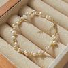 Freshwater Pearl Woven Bracelet, Special-shaped Pearl Bracelet, Beaded Bracelet
