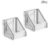 2Pcs Punch-Free Shower Gel Bottle Rack Wall Mounted Adjustable Storage Rack Shampoo Bottle Dispenser