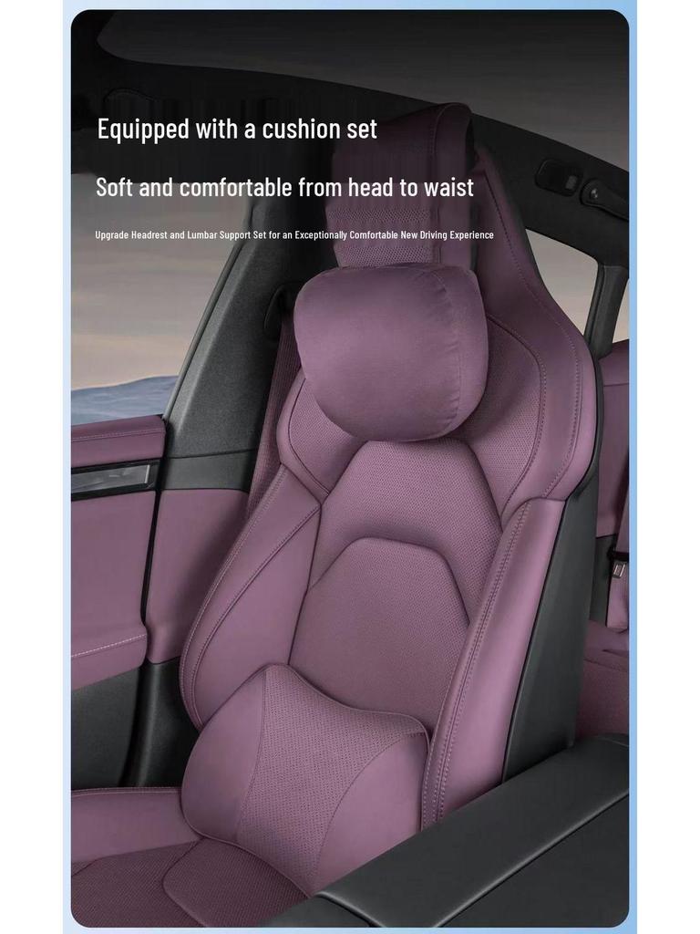 Xiaomi SU7 Magnetic Headrest Neck Support & Lumbar Pillow for Car