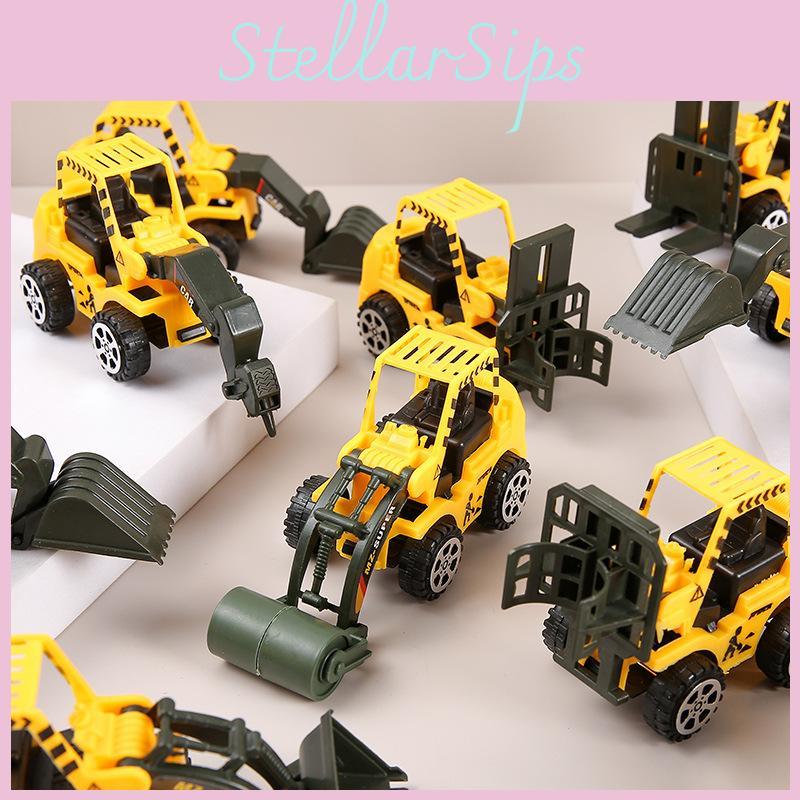 Simulation Mini Inertia Engineering Vehicle Children Toy For Early Development And Play
