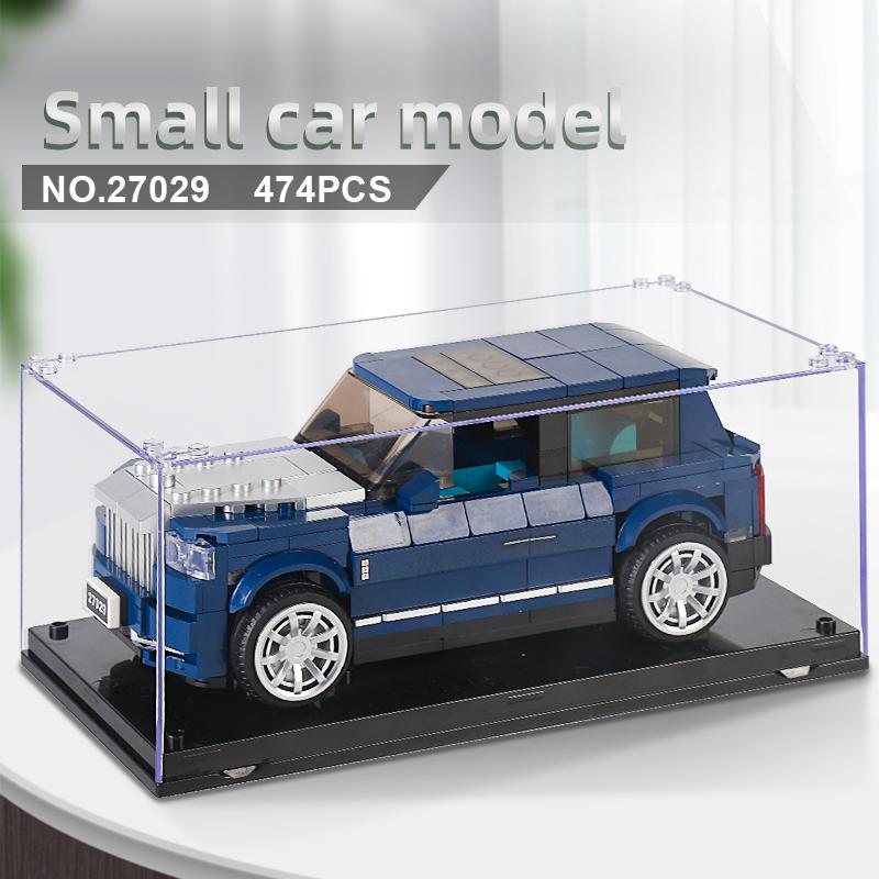 MOULD KING 27028 27029 Tekniske bilmodellsett for barn Super racerbil med utstillingsboks Barnebursdag Julegaver