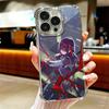 Madoka Magica Homura Soft Phone Case For iPhone 15 16 17 Air 14 Pro Max 16E Plus 13 12 Mini Plating Anti-Fall Fundas
