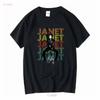 Janet Jackson Summer Cotton T Shirt S 5xl Long Or Short Sleeves Vintage Washed Stretched Stylish Unisex Casual Breathable Homme