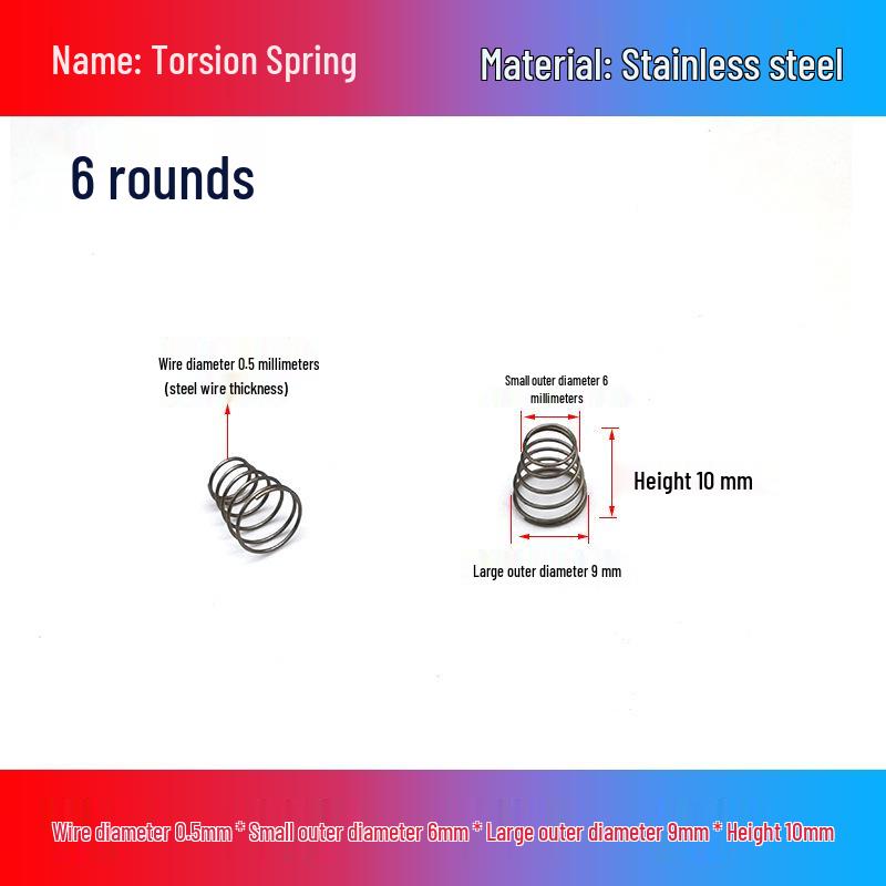 Stainless Steel Pagoda-Shaped Trapezoidal Compression Spring for Battery