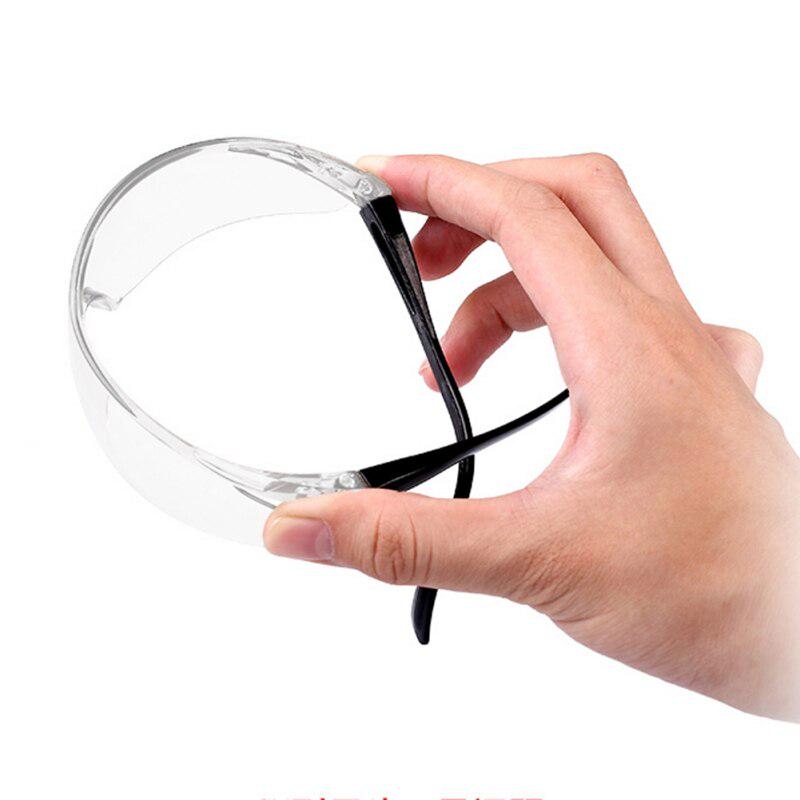 1 PCS Kids Safety Glasses Lab Eye Protection Clear Lens Outdoor Protective Eyewear Transparent Adult Safety Goggles