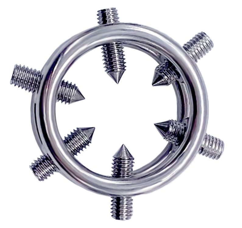 Anneau de gland avec Pics Peaky 1.5cm - MenSteel - Anneaux de Gland