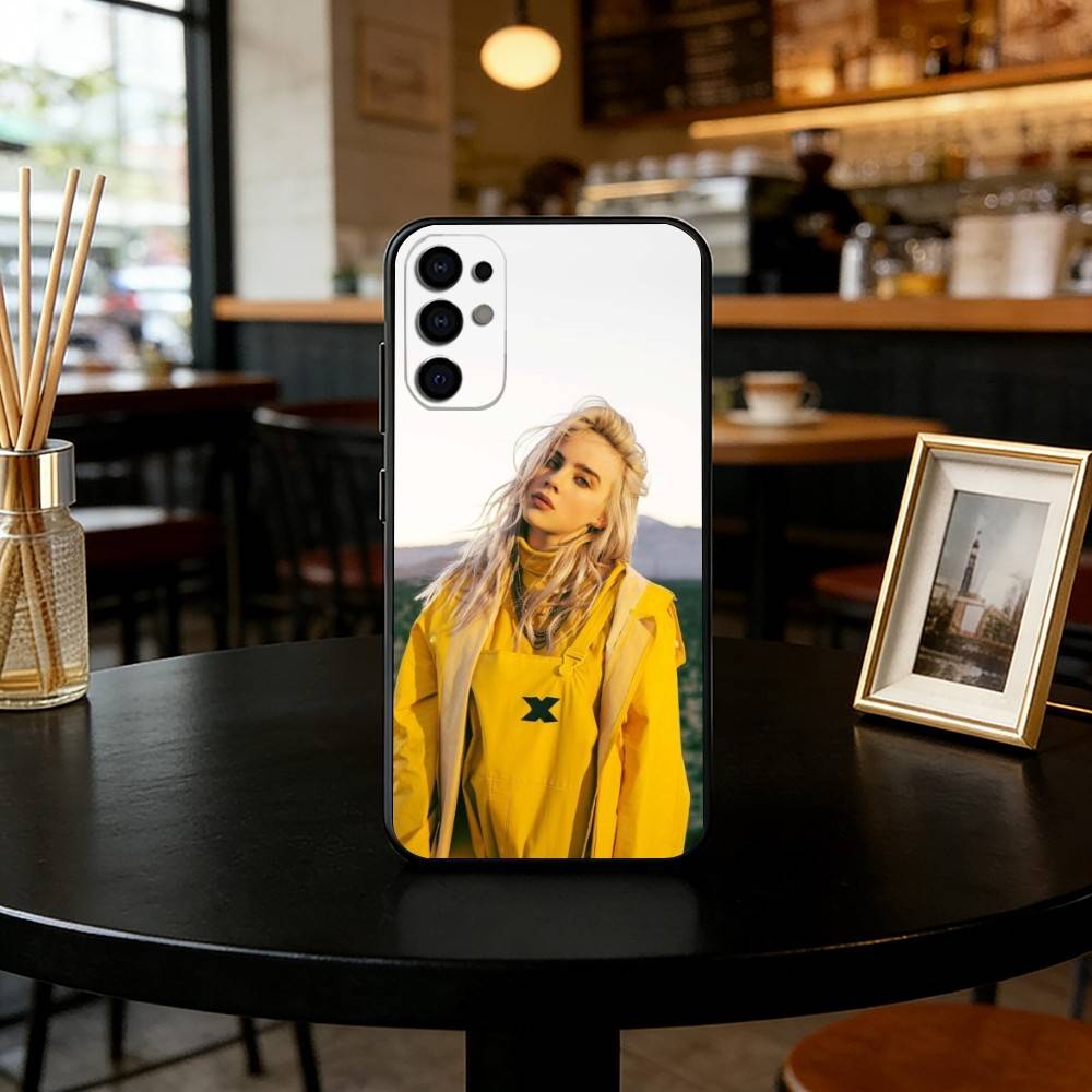 Billie Eilish Phone Case For Samsung S25,S24,S21,S22,S23,S30,Ultra,S20,Plus,Fe,Soft Silicone Black Cover