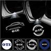 UDXKW1 2Pcs LED Car Door Welcome Lights Logo for VW GTE Logo Golf Tiguan Arteon POLO BORA Passat Jetta Touareg Courtesy Projector Lamps