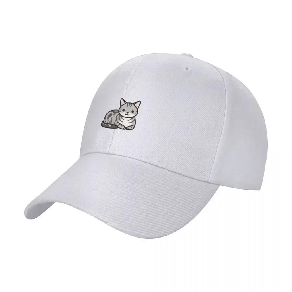 American Shorthair Cat Baseball Cap |-F-| Trucker Hat Military Tactical Cap Hats Man Women's