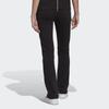 Adidas Originals Track Pants With Zipper Slits Tapered Knit Sports Pants Women Bottoms Black HG6647