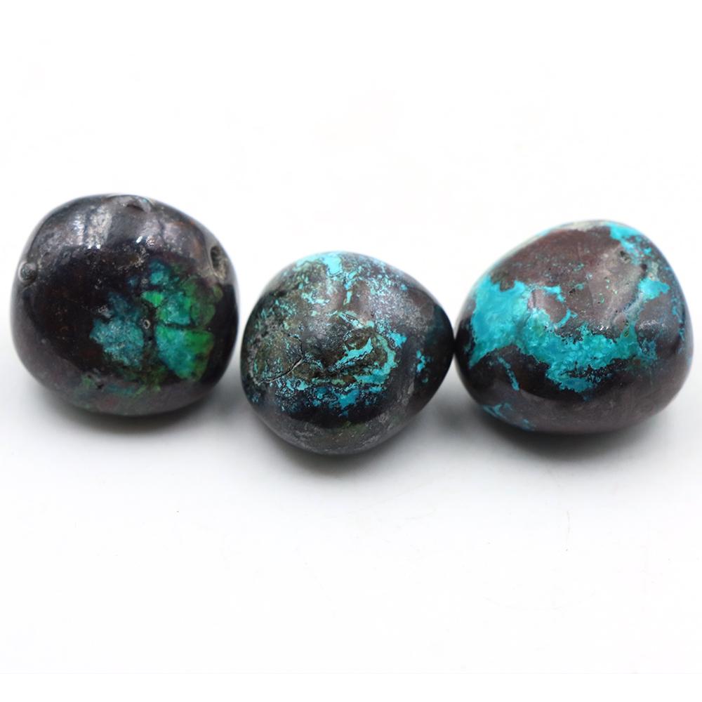 Pierres Roulées Naturelles Chrysocolle Turquoise Turquoise Cristaux Curatifs Vrac Gravier Minéral Énergétique Spécimen Aquarium Décoration Intérieure