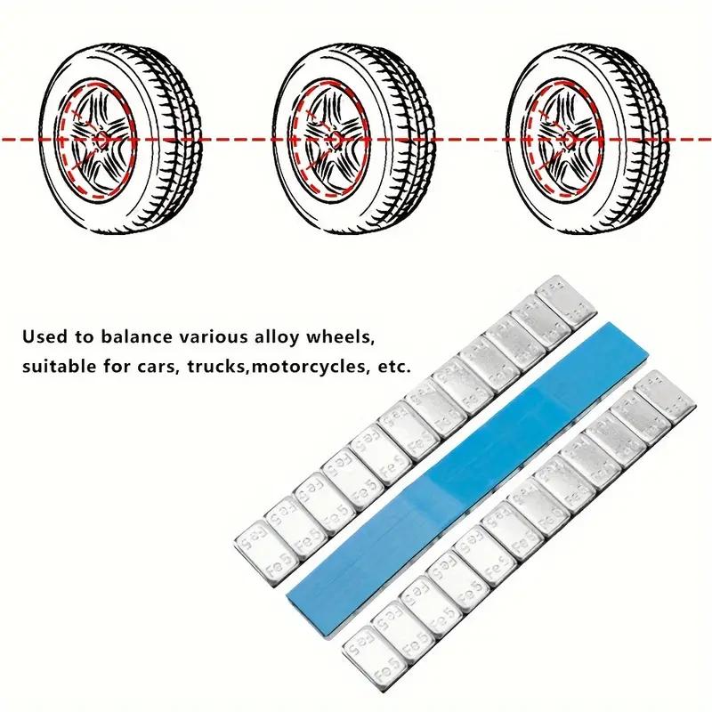 5g Counterweight Block With Adhesive Rubber Wheel Chassis Counterweight Wheel Balance Block Weight Iron Wheel Tyre Balancer