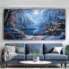Winter Scenery House Large Size Diamond Painting Landscape Diy Full Square Round Drill Rhinestone Embroidery Mosaic Cross Stitch Kits Wall Decor