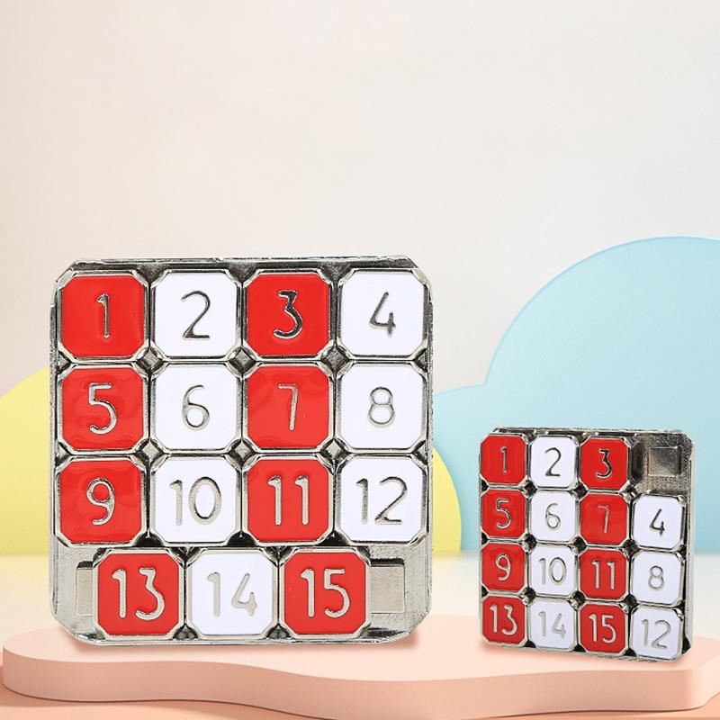 

Головоломка Уменьшить давление Металлический Движущийся Скользящий Номер Детская Игрушка-головоломка Школа Детский Сад Подарок Подарки Для Детей Игры