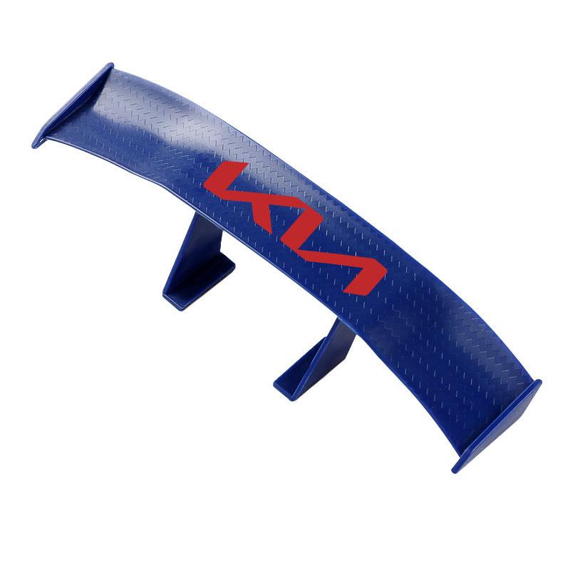 Carbon Fiber Look Car Mini Rear Spoiler Mini Wing Small Model Decoration For KIA Cerato Sportage R K2 K3 K5 RIO 3 4 Sorento Picanto