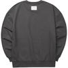 Skechers Solid Color Round Neck Loose Versatile Sports Sweatshirt Unisex sweatshirt Road-Gray L124U155-0214