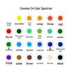24-Color Acrylic Paint Set: Waterproof, 300ml Cans for Wall, Clothing & Shoes DIY Projects